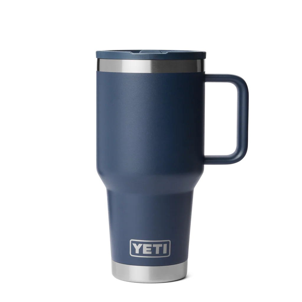 Yeti Rambler 30 oz travel straw mug navy