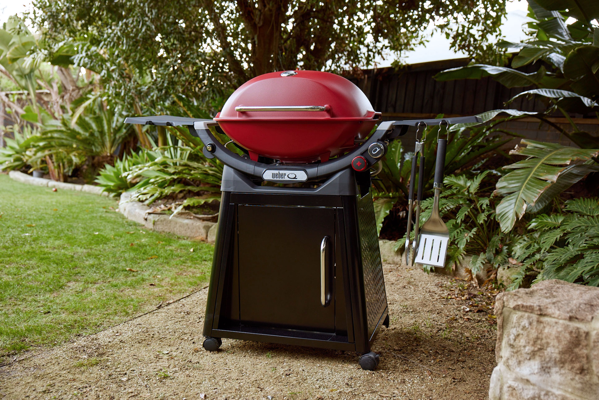 Weber - Family Q Premium 3200N+ NG - FLAME RED