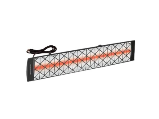 Infratech - C Series - Plug In - 2000w Comfort Radiant Heater - Black with Contemporary Facia - Image 2