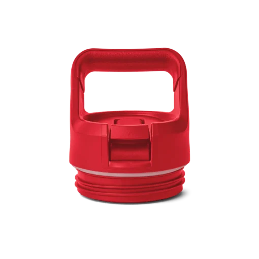 Yeti Rambler Straw Cap Rescue Red