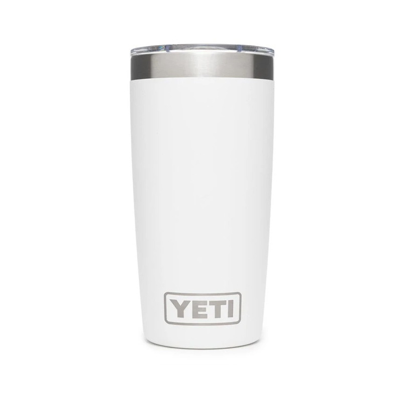 YETI Rambler 10 oz Tumbler, Stainless Steel, Vacuum Insulated with  MagSlider Lid, White