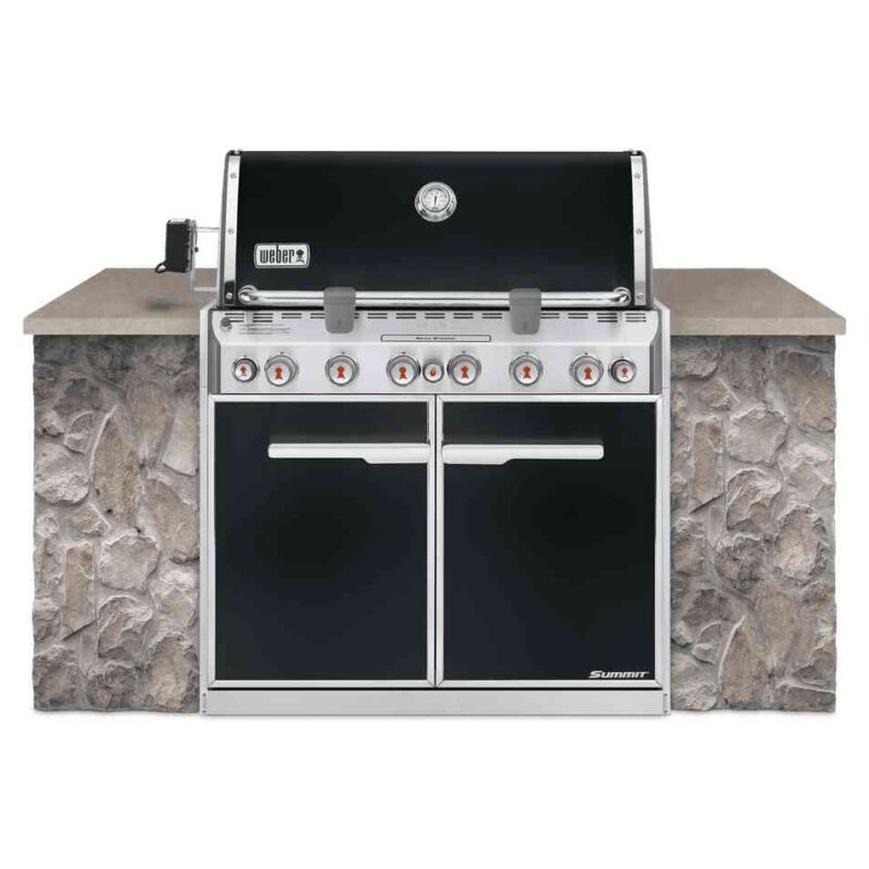 Weber - Summit - (E660) Natural Gas - Black