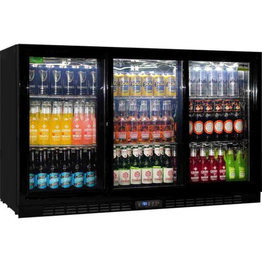 Rhino - Commercial 3 Sliding Doors Alfresco Glass Door Fridge