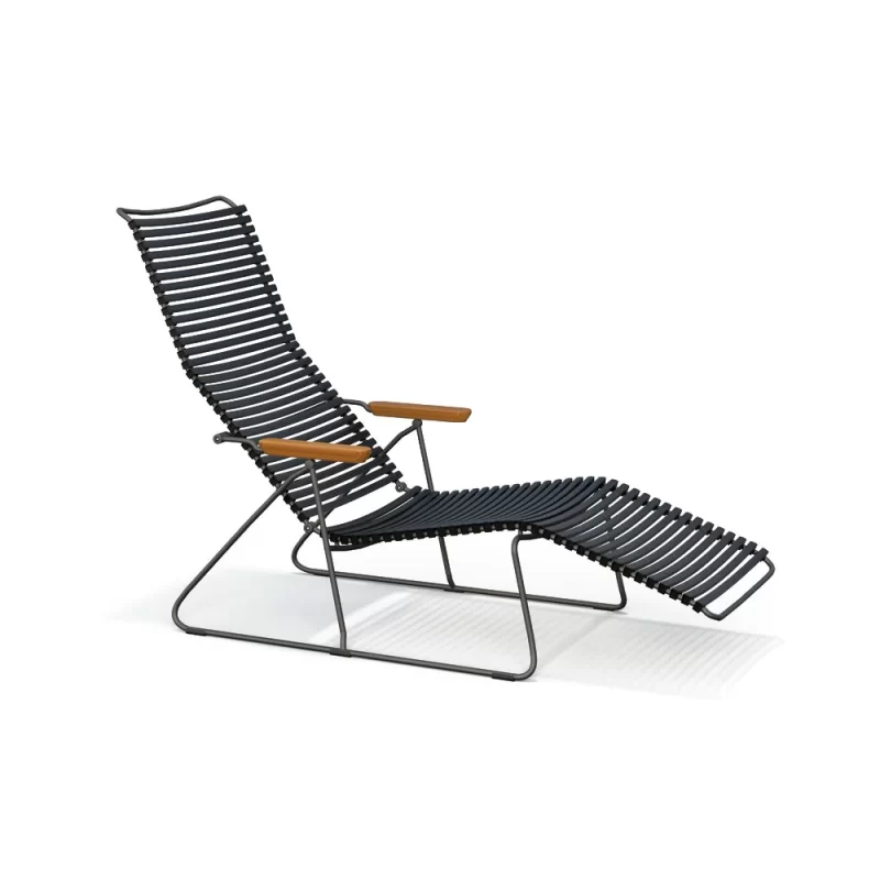 Houe - Click Outdoor Sunlounger Chair with Armrests