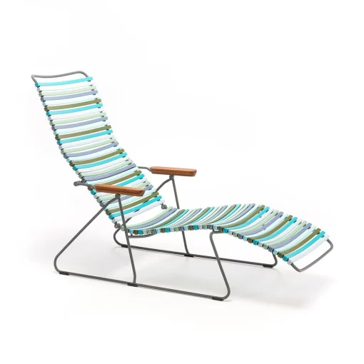 Houe - Click Outdoor Sunlounger Chair with Armrests