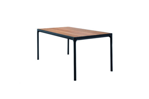12402-0324_HOUE FOUR Dining table 160x90_Black_bamboo