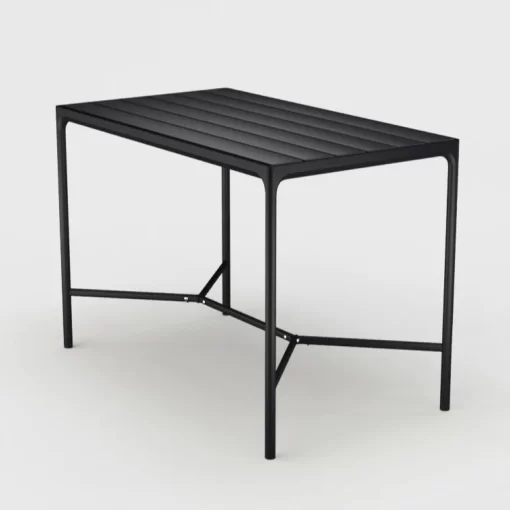 Houe - Four Square Outdoor Bar Table - Black
