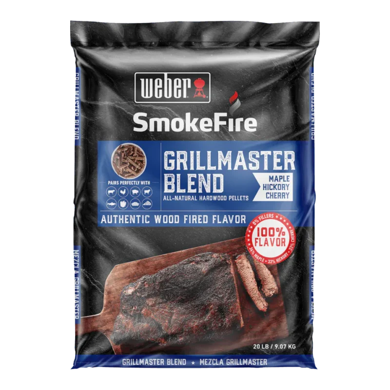 Weber - All-Natural Hardwood Pellets - Grill Master