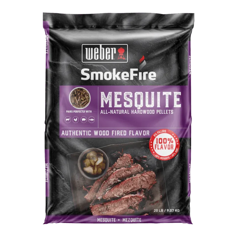 Weber - All-Natural Hardwood Pellets - Mesquite