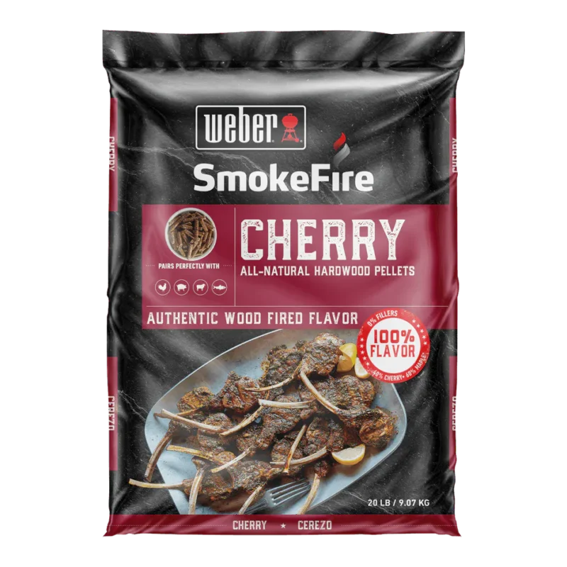 Weber - All-Natural Hardwood Pellets - Cherry