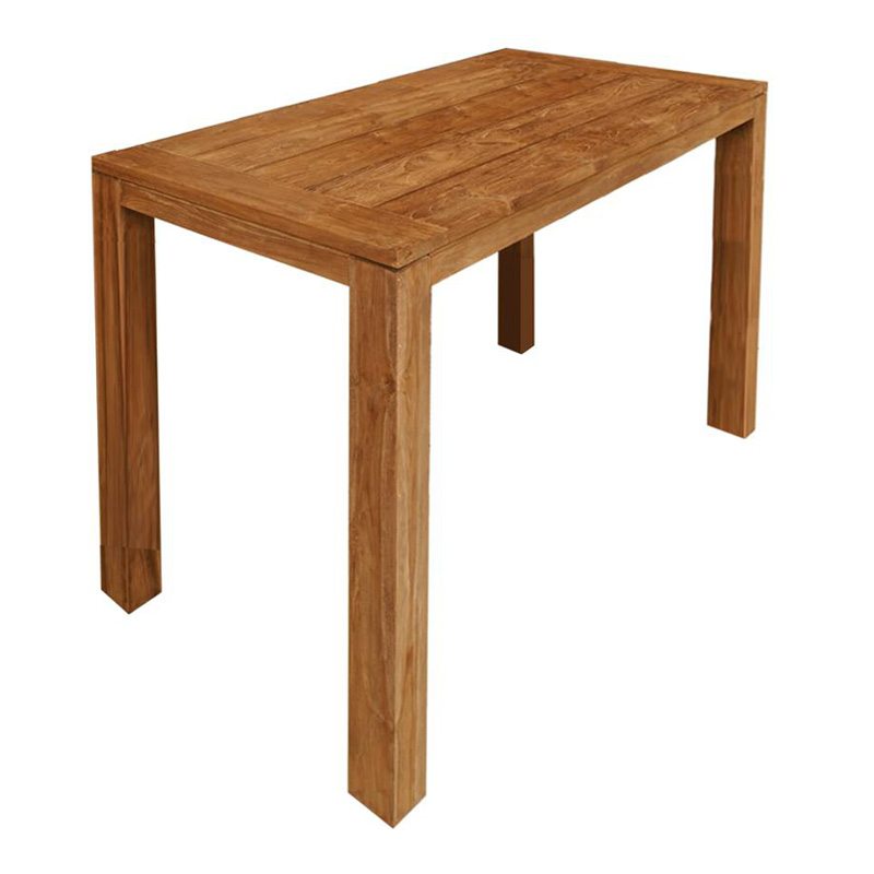 parker boyd bairo teak bar table 180cm x 80cm heat grill