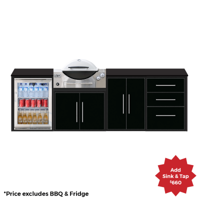 fresco frames weber q 4 module kitchen package