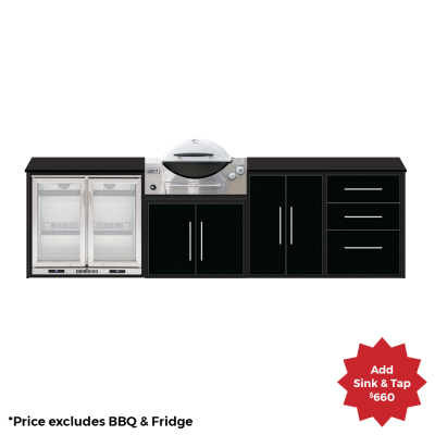 fresco frames weber q 4 module kitchen package