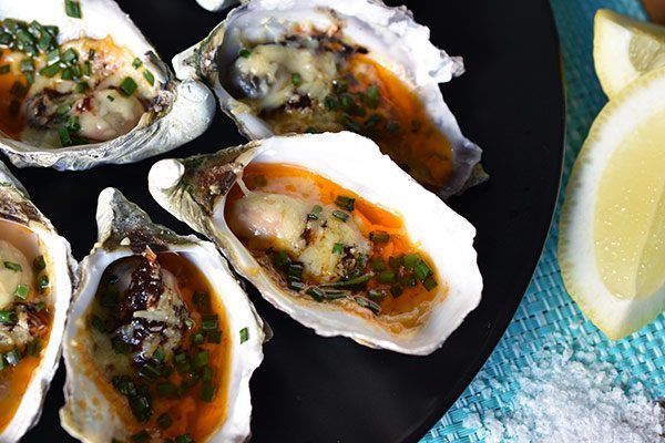 Parmesan and Chilli Butter Oysters