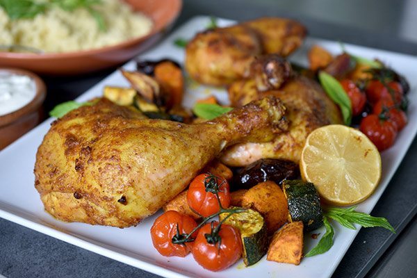 Moroccan Roast Chicken and Vegetables