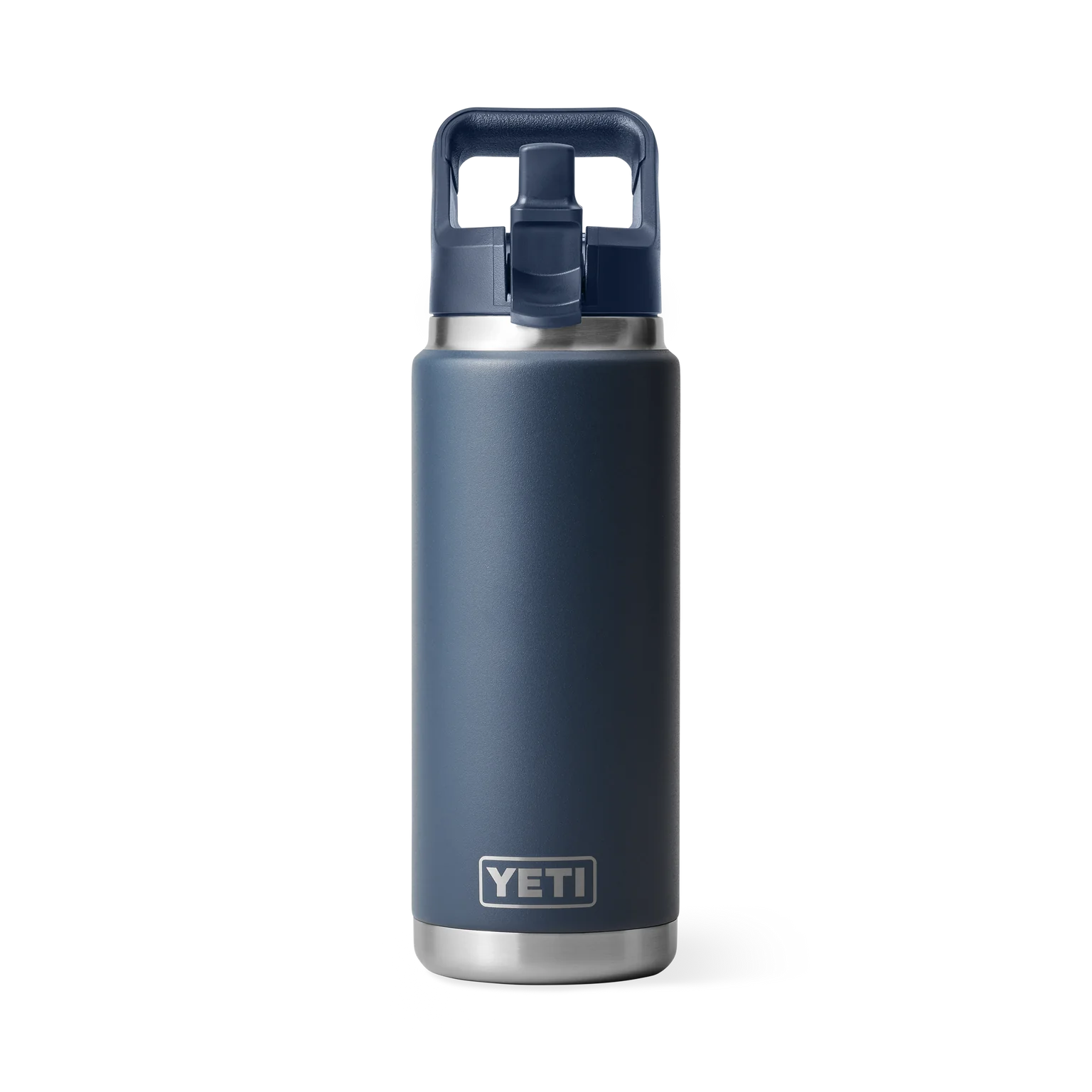 Yeti Rambler 26 oz Bottle with Straw Cap Navy