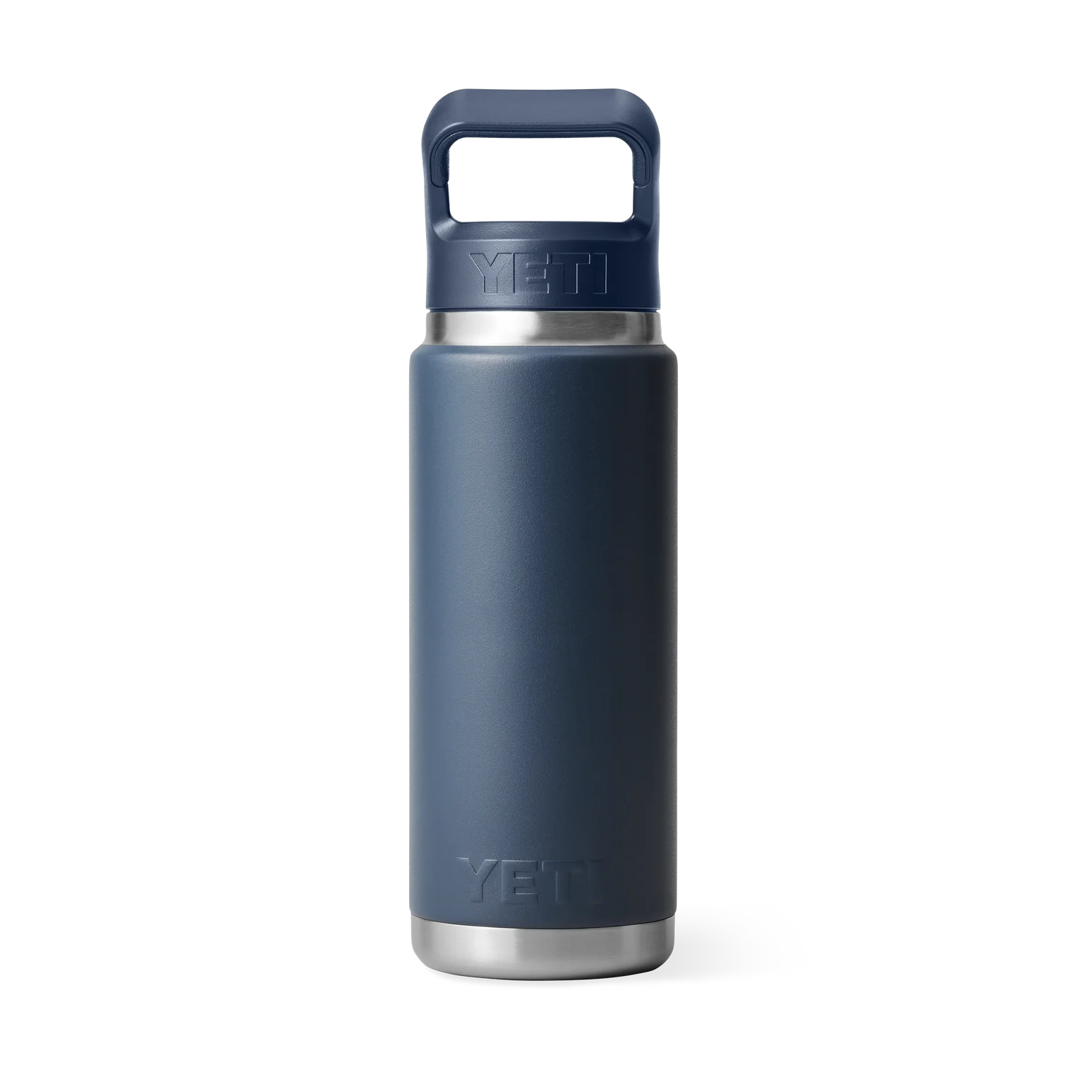 Yeti Rambler 26 oz Bottle with Straw Cap Navy