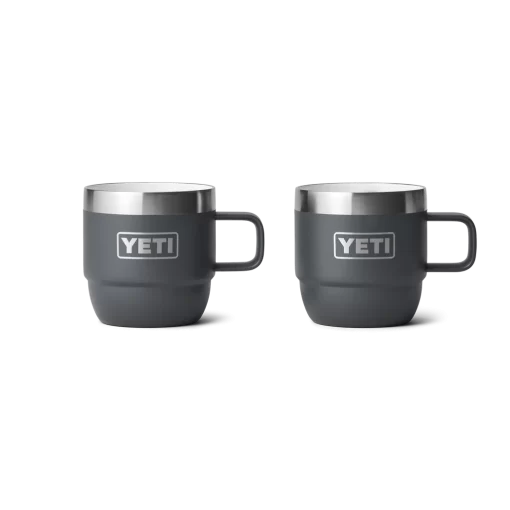 Yeti Rambler 6 oz Stackable Cups 2 Pack Charcoal