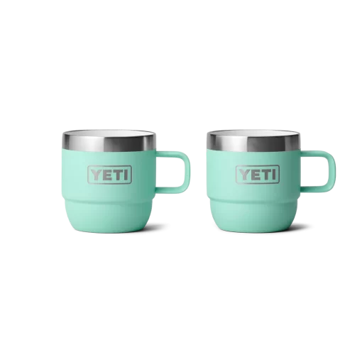 Yeti Rambler 6 oz Stackable Mug 2 Pack Seafoam