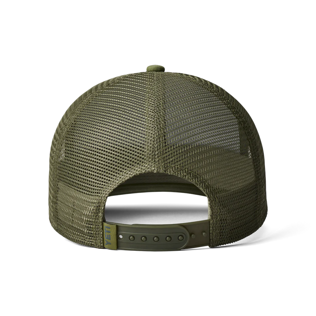 Yeti Trucker Hat Dark Moss