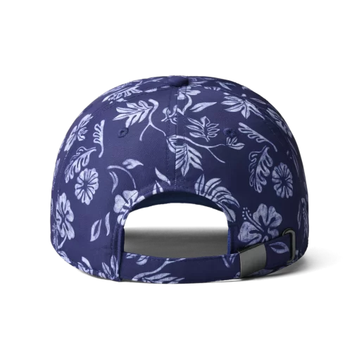 Yeti Baseball Cap Floral Print Navy