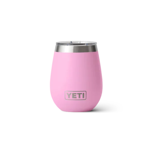 Yeti - Rambler - 10 OZ Wine Tumbler - With Lid - 296 ml - Power Pink