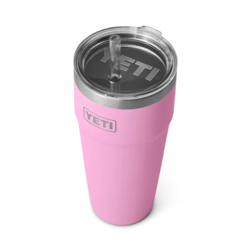 Yeti - Rambler - 26 OZ Stackable Straw Cup - 769ml - Power Pink - Image 2