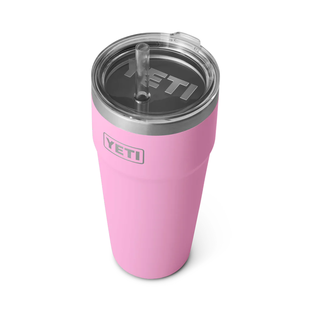 Yeti Rambler 26 oz Stackable Straw Cup 769ml Power Pink