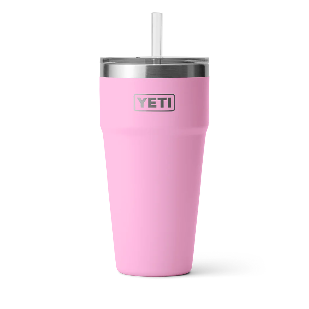 Yeti Rambler 26 oz Stackable Straw Cup 769ml Power Pink