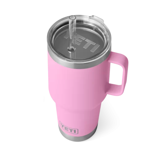 Yeti Rambler 35 oz Straw Mug Power Pink