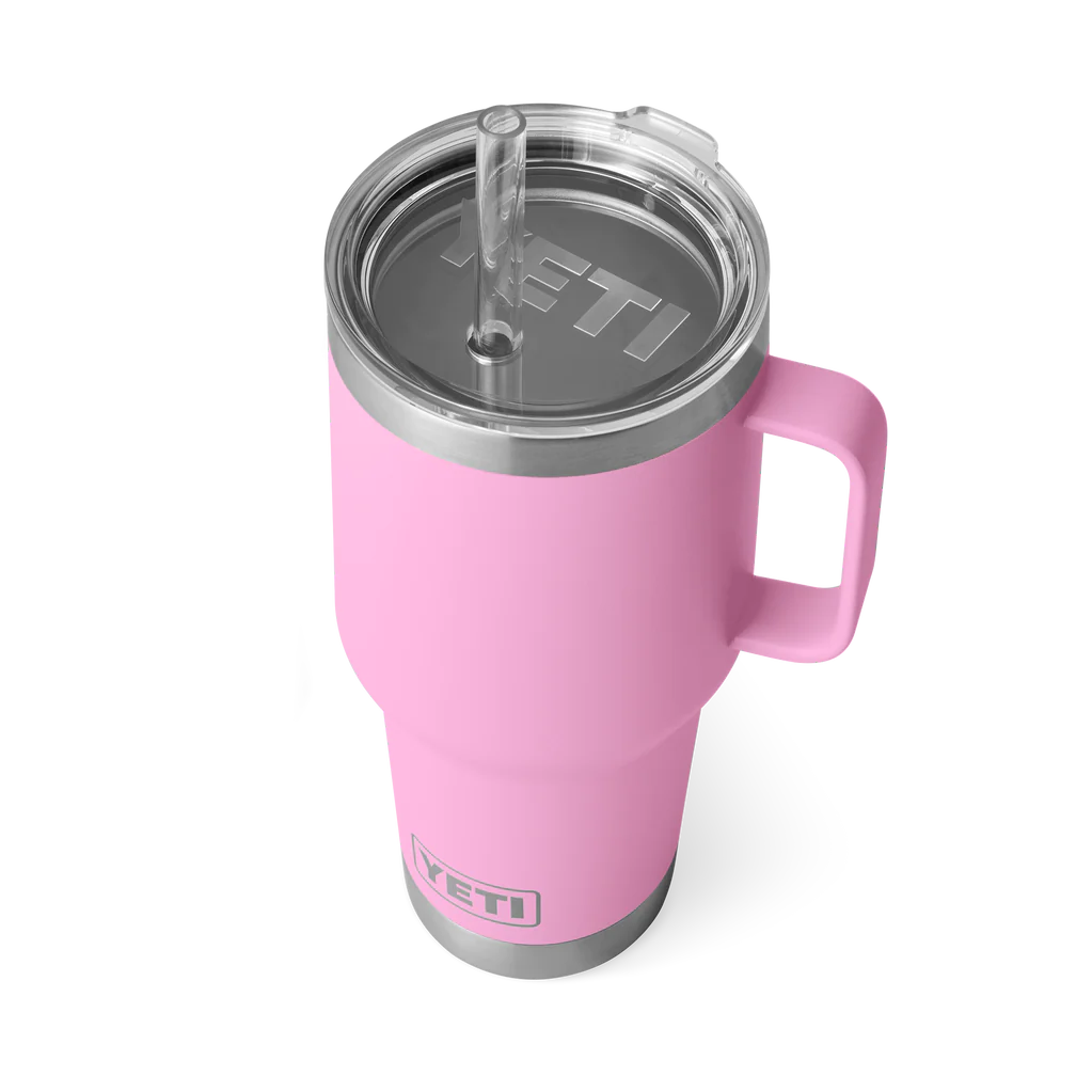 Yeti Rambler 35 oz Straw Mug Power Pink