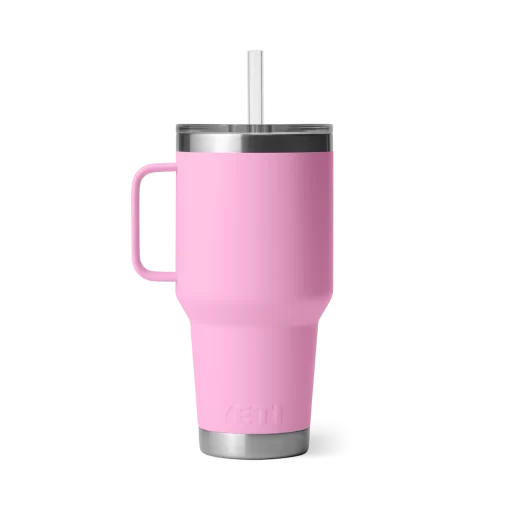 Yeti Rambler 35 oz Straw Mug Power Pink
