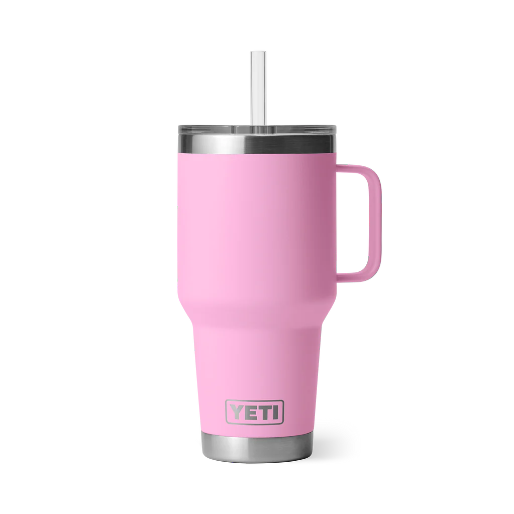 Yeti Rambler 35 oz Straw Mug Power Pink