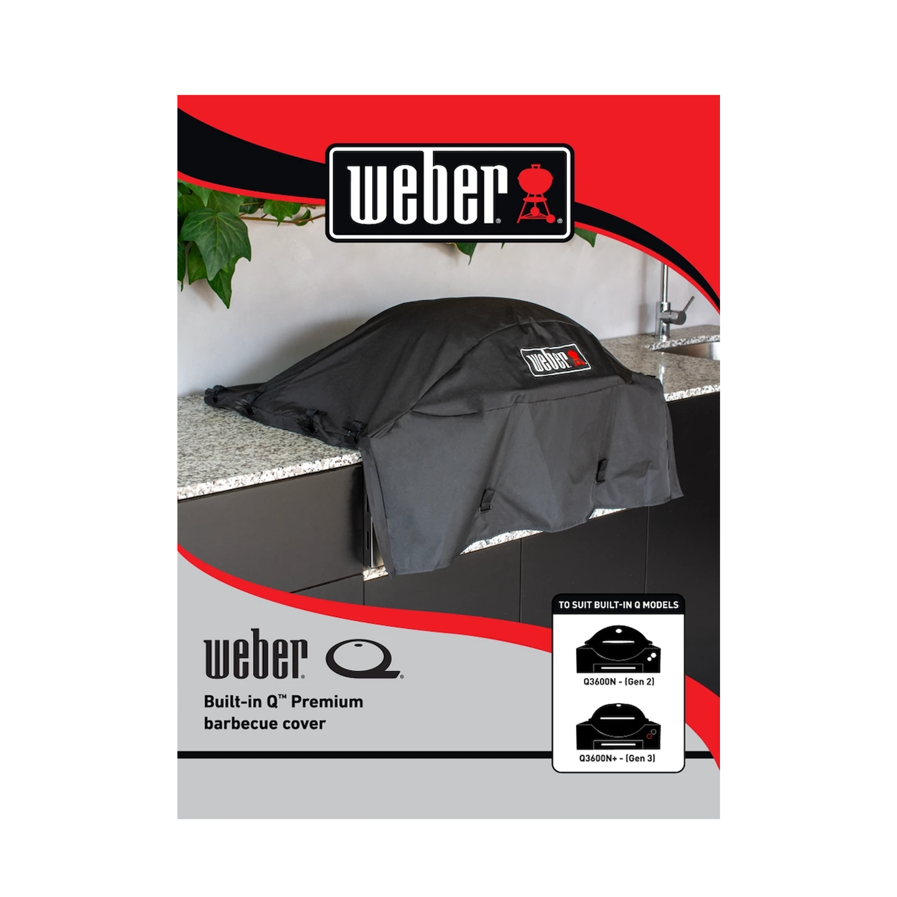Weber Q Built In Cover 3400893