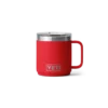 Yeti 10 oz mug durasip ceramic lining Rescue Red