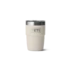 Yeti Rambler 8 oz stackable cup with durasip ceramic lining Cape Taupe