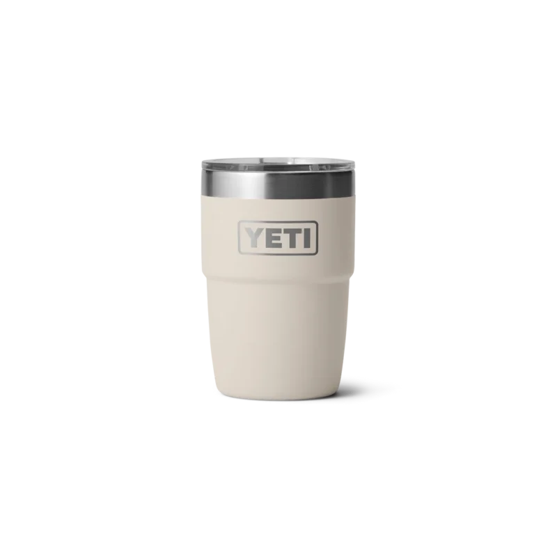 Yeti Rambler 8 oz stackable cup with durasip ceramic lining Cape Taupe