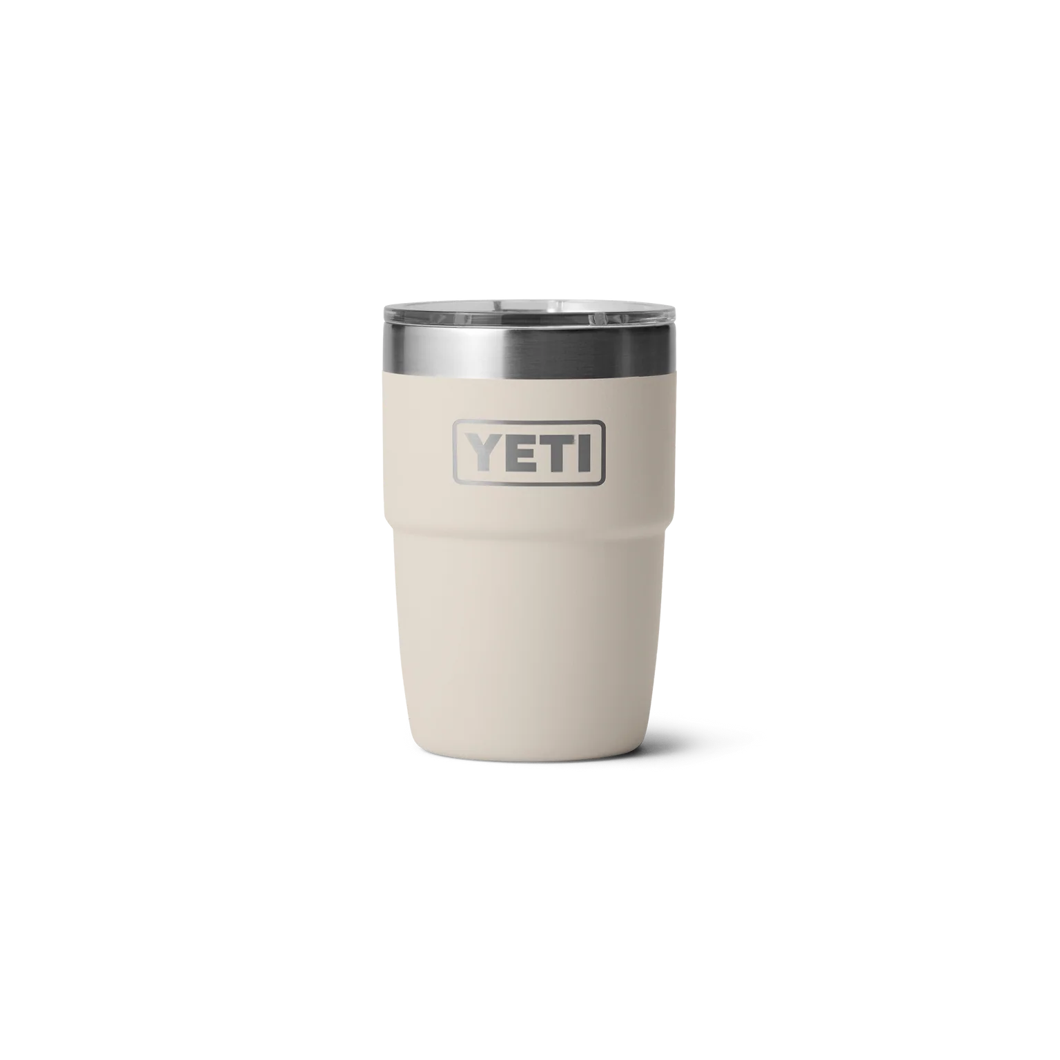 Yeti Rambler 8 oz stackable cup with durasip ceramic lining Cape Taupe