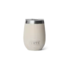 Yeti Rambler 10 oz wine tumbler with durasip ceramic lining Cape Taupe