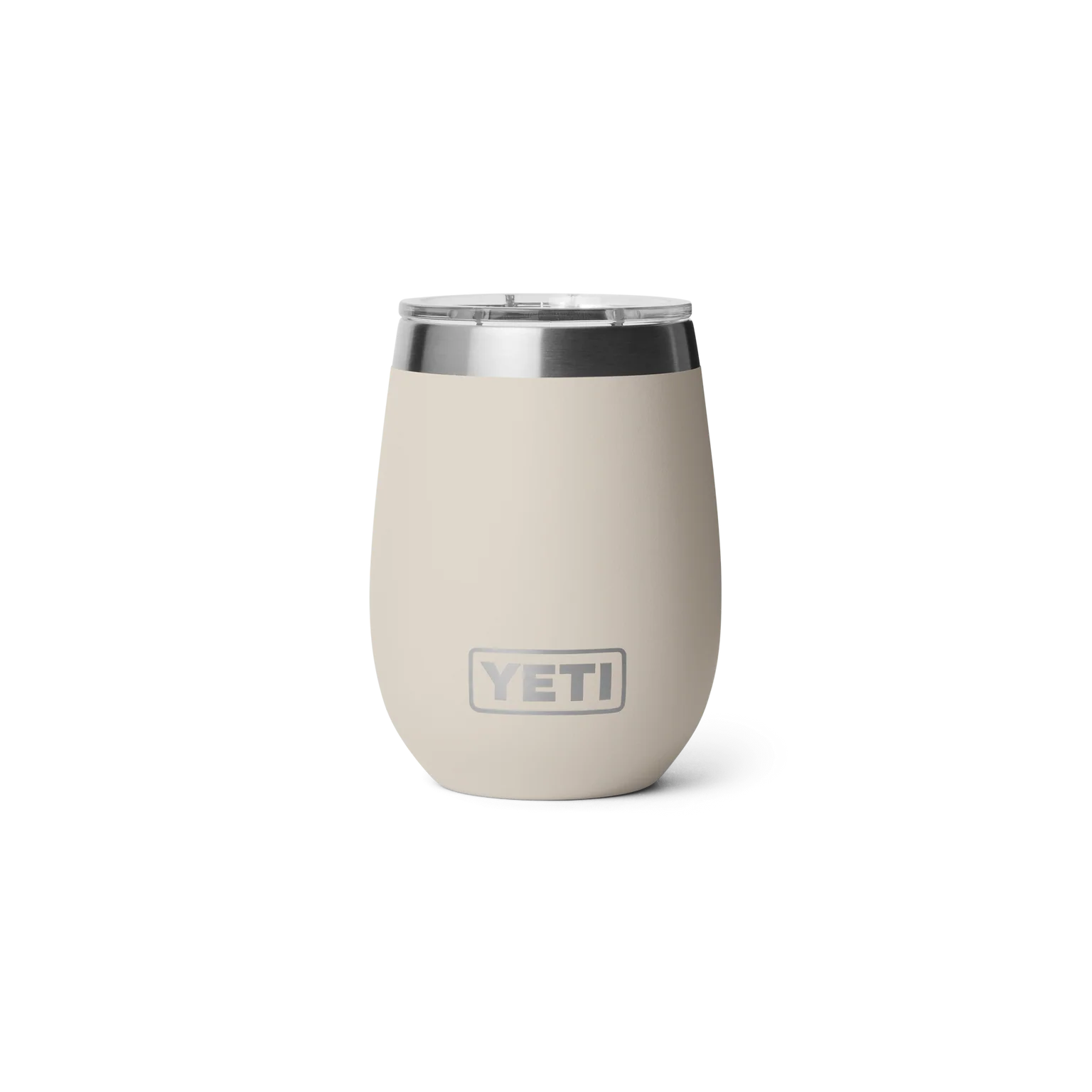 Yeti Rambler 10 oz wine tumbler with durasip ceramic lining Cape Taupe