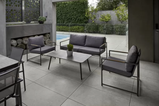 Melton Craft Bondi 4 Piece Lounge - Charcoal