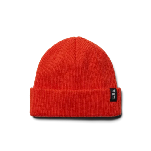 Yeti Logo Badge Beanie Orange