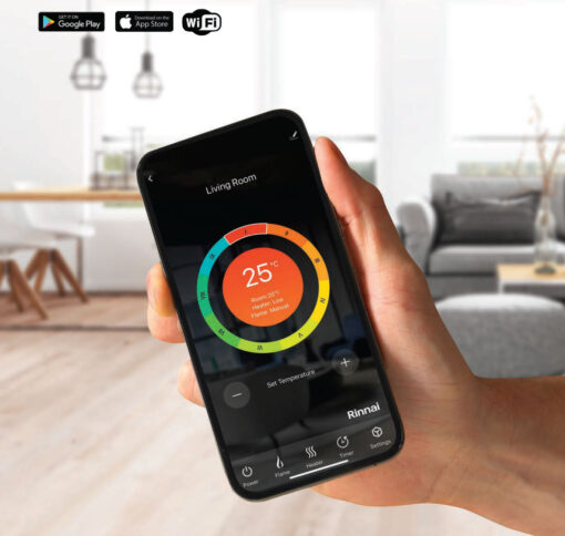 Rinnai - ES Series - WiFi - Electric Log Fire - ES750 - Image 2