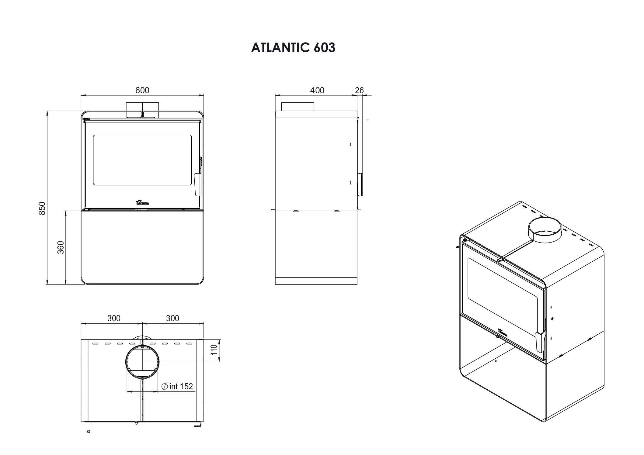 Lacunza - Atlantic 603 (Includes Heat Shield) - Image 2