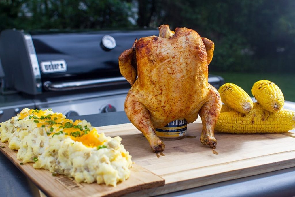 Beer Can Grilled Chicken