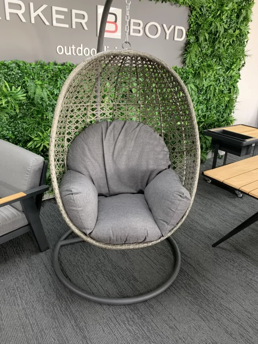 Melton Craft Olive Hanging Egg Chair with Cushion