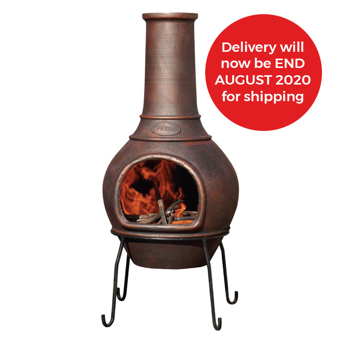 Fuego Cast Iron Chiminea Heat & Grill