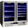 Schmick Under Bench Dual Zone Beer And Wine Bar Fridge - Model JC95B-Combo