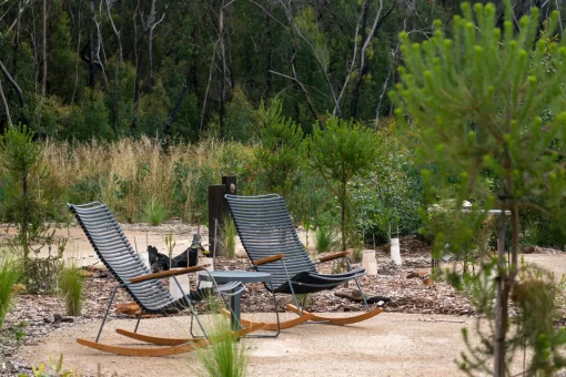 Houe - Click Outdoor Rocking Chair with Armrests