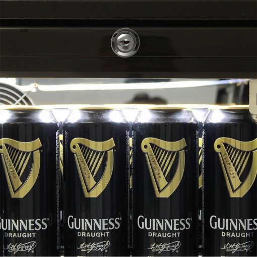 Rhino Commercial 3 Door Glass Bar Fridge